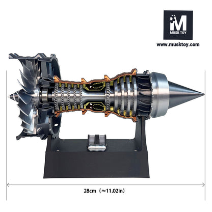 Musk Toy™ TR900 Turbofan DIY engine model (28cm / 11in) Hot sale!!