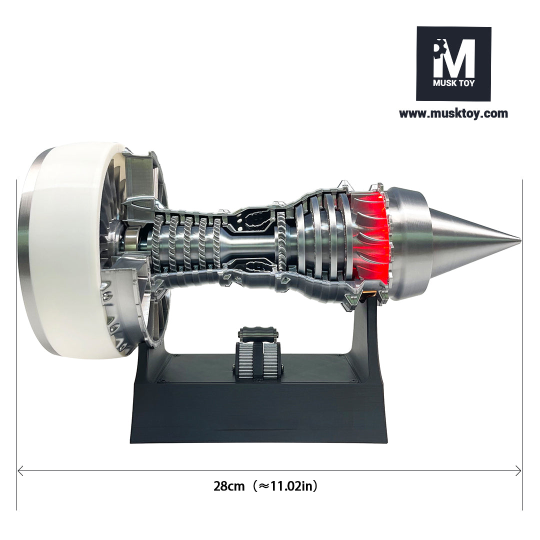 Musk Toy™ TR900 Turbofan engine model (28cm / 11in) Hot sale!!