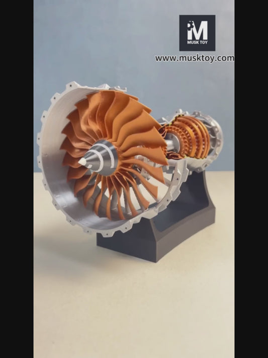 Musk Toy™ TR900 Turbofan DIY engine model (28cm / 11in) Hot sale!!